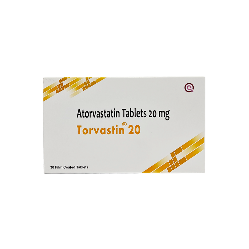 Torvastin 20mg Tablets 30&