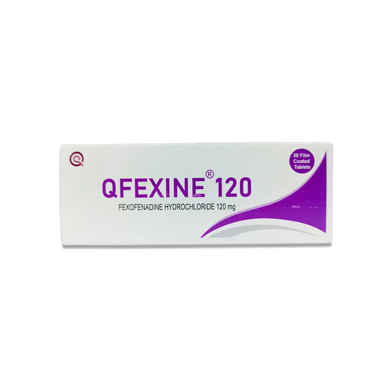 Qfexine 120mg Tablets 30&