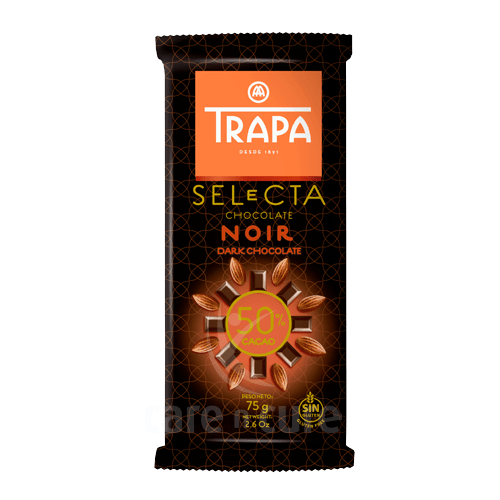 Trapa Selecta Chocolate (Noir 50%) 75G