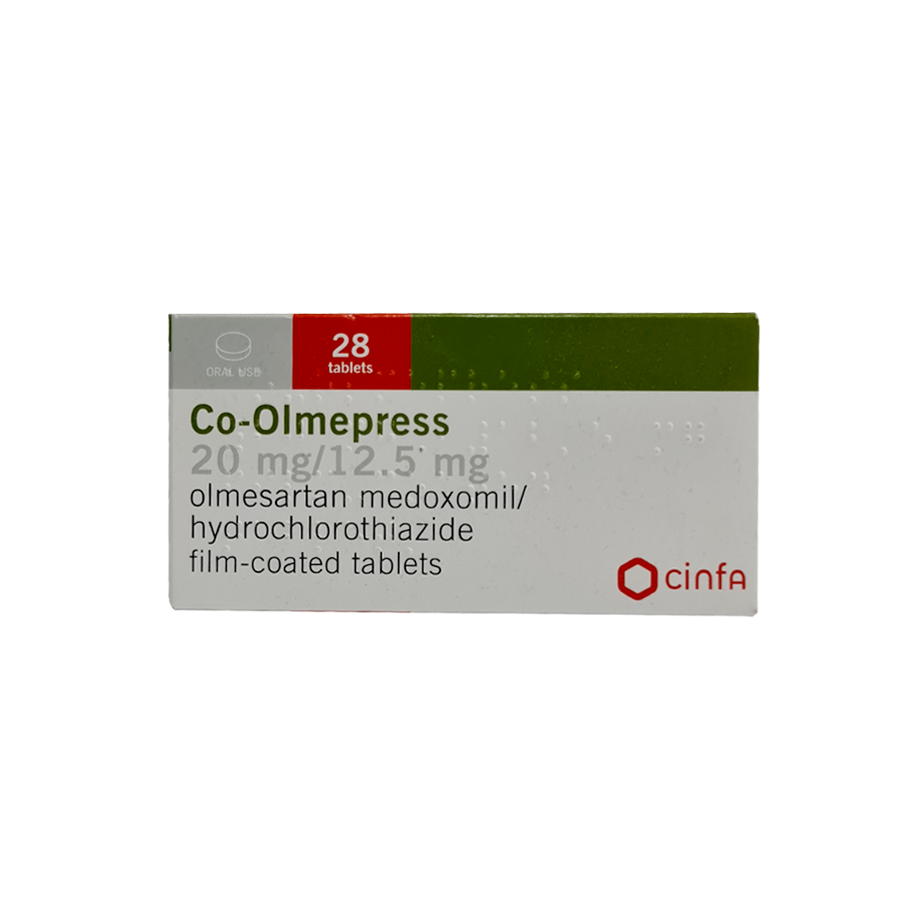 Co-Olmepress 20/12.5 mg Fc Tablets 28's