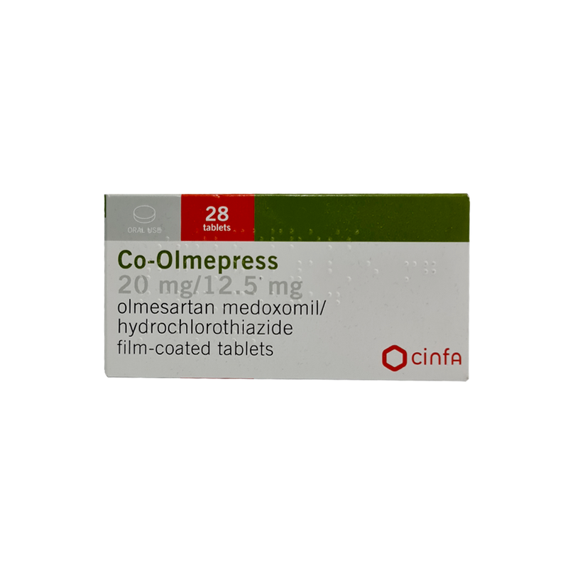 Co-Olmepress 20/12.5 mg Fc Tablets 28&