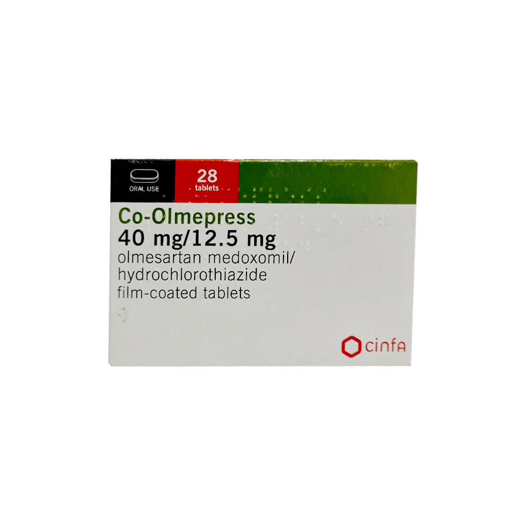 Co-Olmepress 40/12.5 mg Fc Tablets 28's