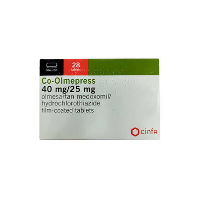 Co-Olmepress 40/25 mg Fc Tablets 28's