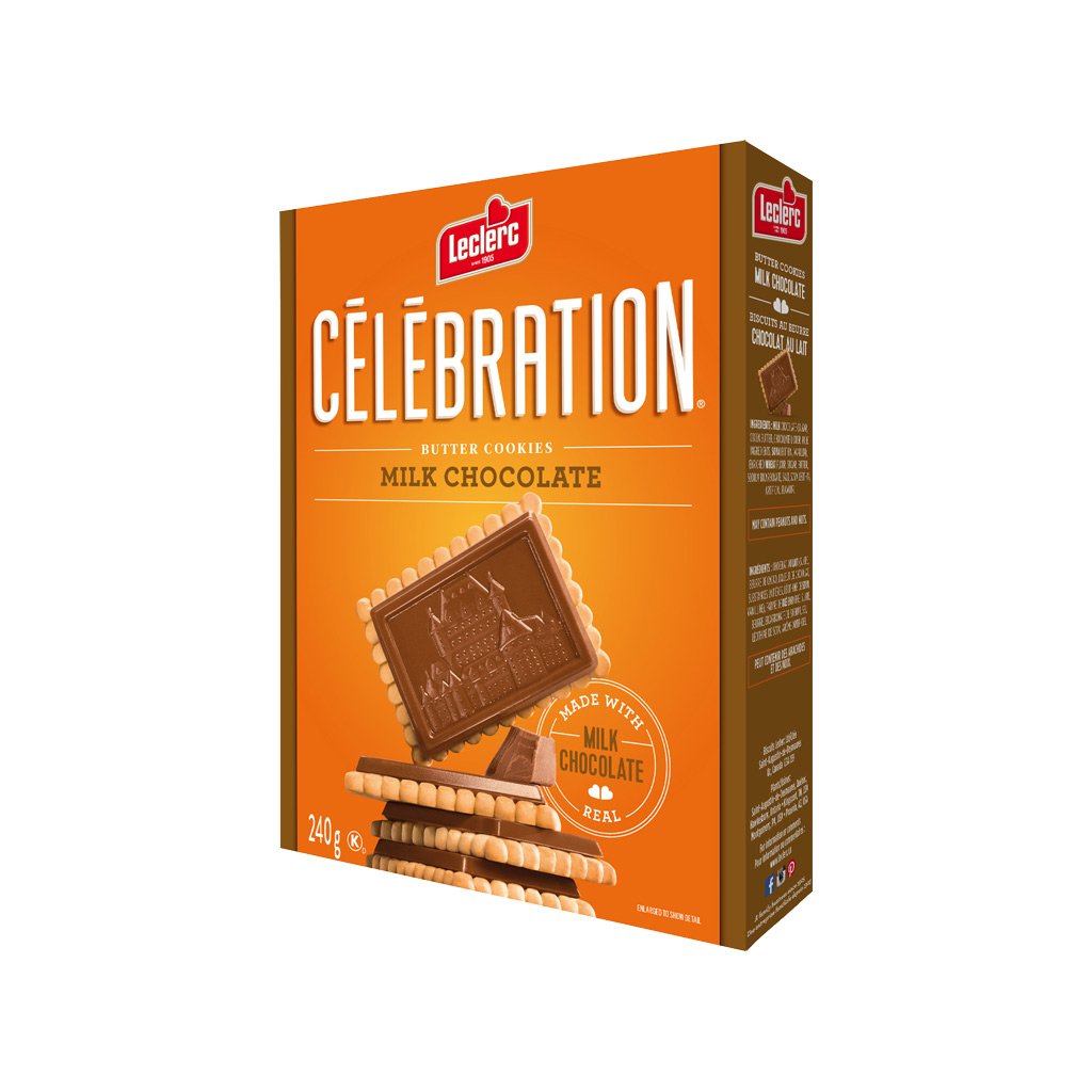 Leclerc Celebration Butter Cookies Caramel Truffle 240Gm