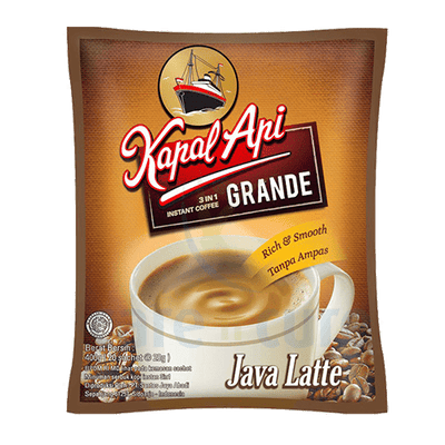 Kapal Api Instant Coffee Java Latte 3 In 1 20gm (20's)