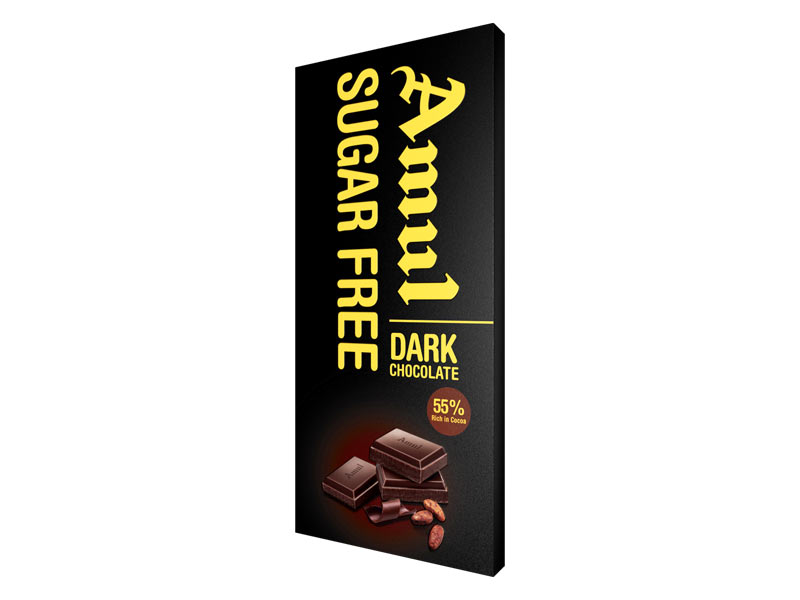 Amul Sugar Free Dark Chocolate 150g