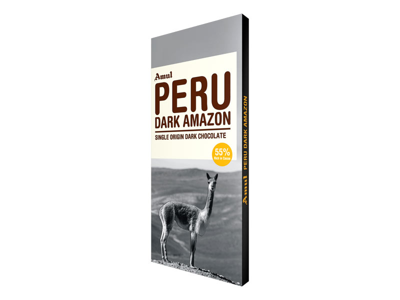 Amul Single Origin Dark Chocolate Peru 125 gm