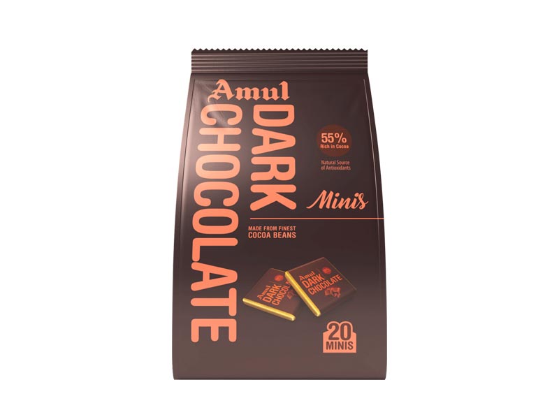Amul Dark Chocolate (Gable In Pouch Pack) 100 gm