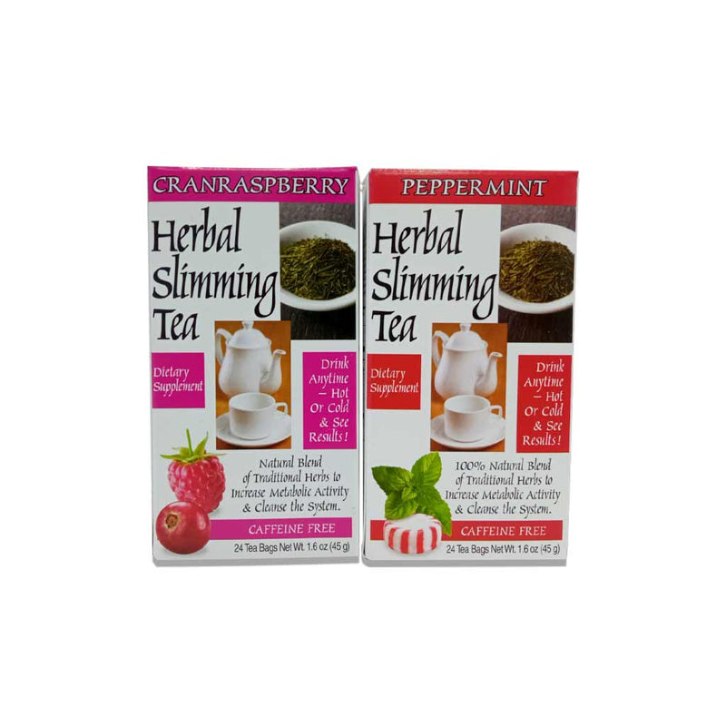 21St Century Slimming Tea Cranraspberry + Peppermint Tea 24&