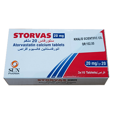 Storvas 20mg Tablets 30's