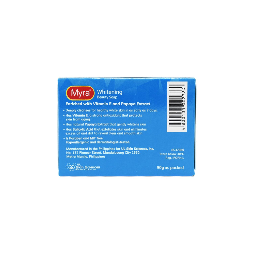 Myra Vitawhite Soap 90G Box Eng