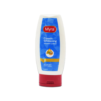 Myra Classic Whitening Vitamin Lotion 100ml Bot Eng