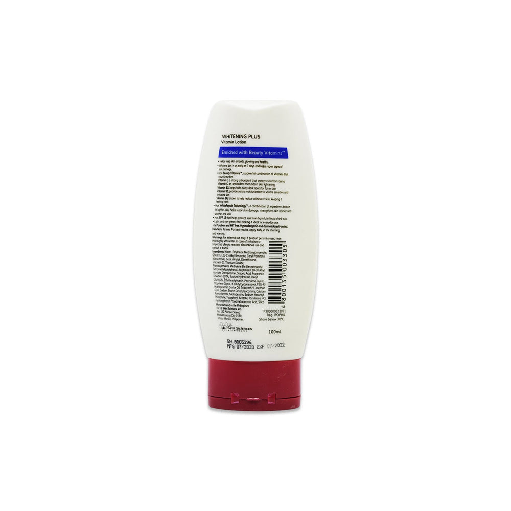 Myra Whitening Plus Vitamin Lotion 100ml Bot Eng