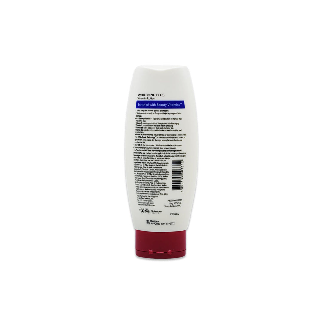 Myra Whitening Plus Vitamin Lotion 200ml Bot Eng