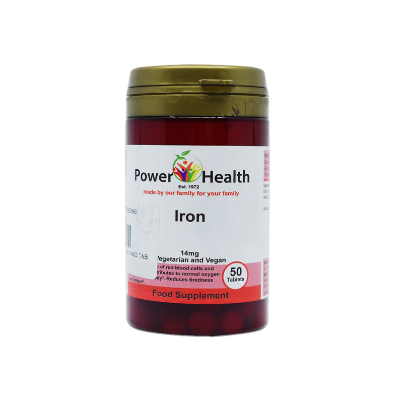 Power Health Iron 14Mg Tablet 50&