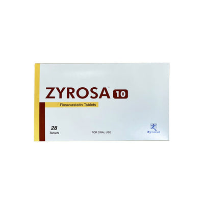 ZYROSA 10 MG TABLET 28's