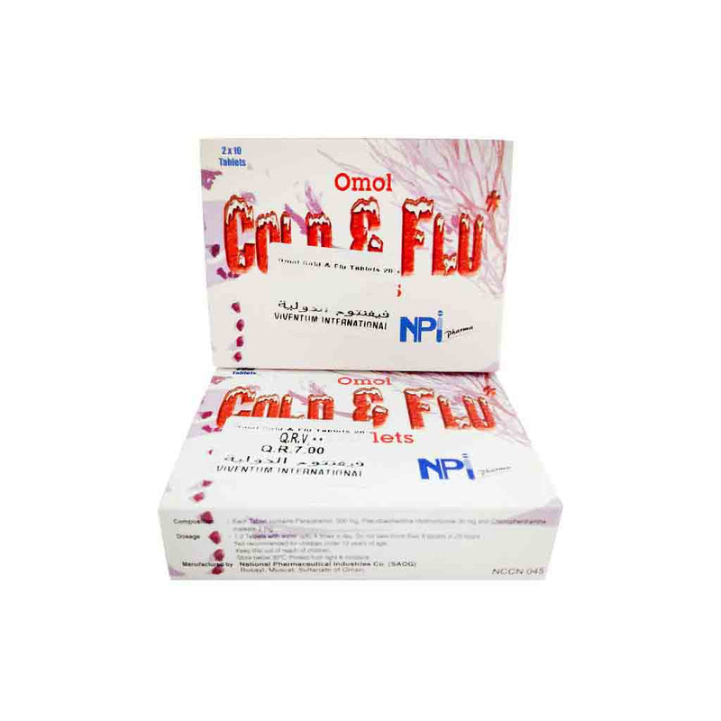 Omol Cold & Flu Tablet 20&
