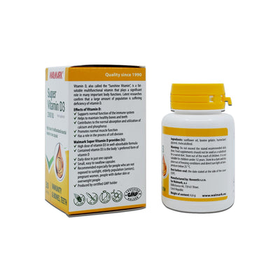 Walmark Super Vitamin D3 2000Iu Capsules 30'S