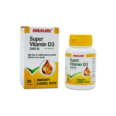 Walmark Super Vitamin D3 2000Iu Capsules 30'S