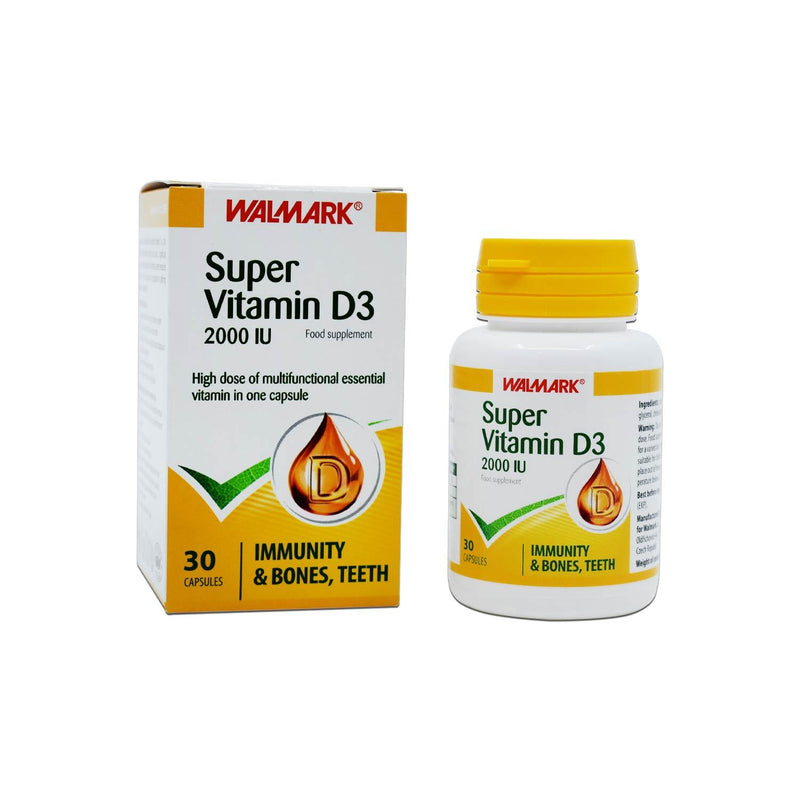 Walmark Super Vitamin D3 2000Iu Capsules 30&