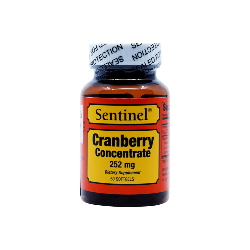 Sentinel Cranberry Concentrate 252Mg Cap 60