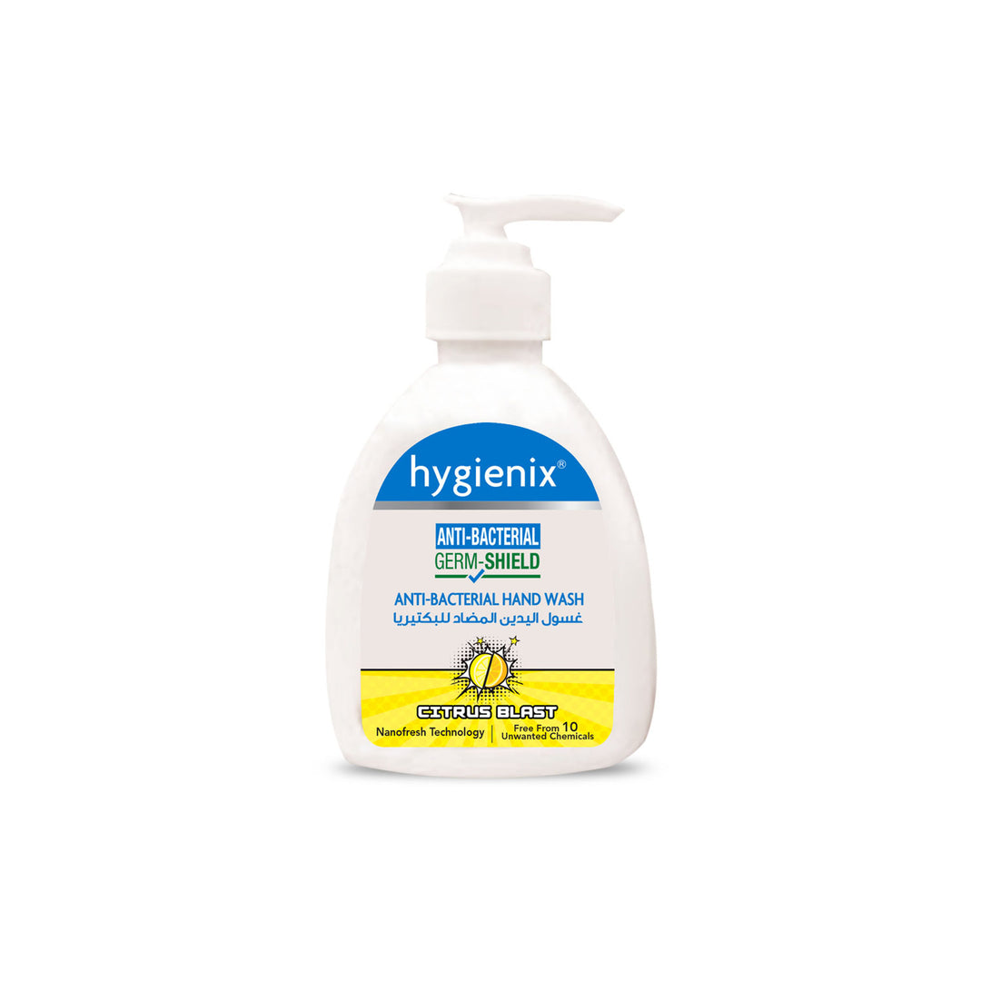 Hygienix Citrus Blast Anti Bacterial Hand Wash 250ml