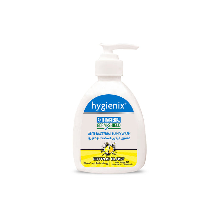 Hygienix Citrus Blast Anti Bacterial Hand Wash 250ml