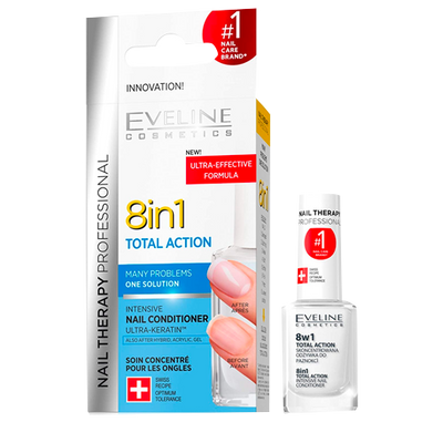 Eveline Total Action 8 in 1 Intensive Nail Conditioner 12ml