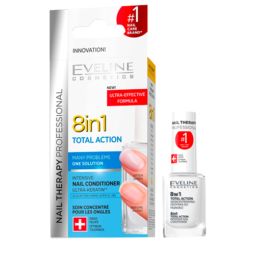 Eveline Total Action 8 in 1 Intensive Nail Conditioner 12ml