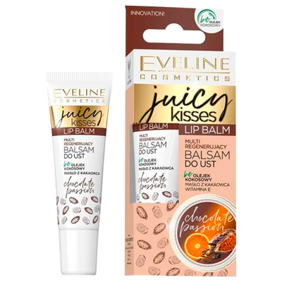 Eveline Juicy Kisses Chocolate Passion Lip Balm 12ml