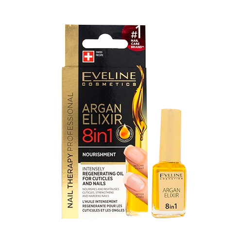 Eveline Argan Elixie 8 In 1 Nail Therapy 12ml