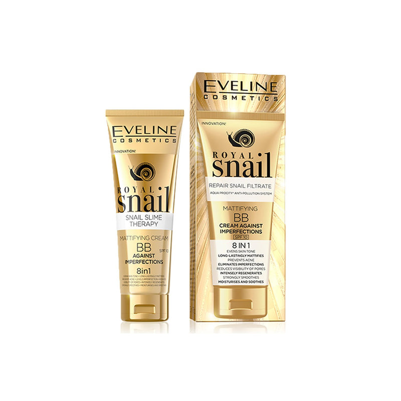 Eveline Royal Snail Mattifying Bb Cream Against Imperfections (8 IN 1) 50ml