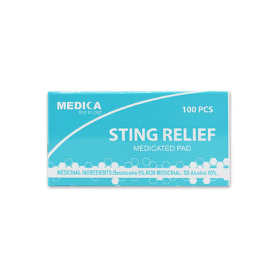 Medica Sting Relief Medicated 65 X 30 mm 100'S
