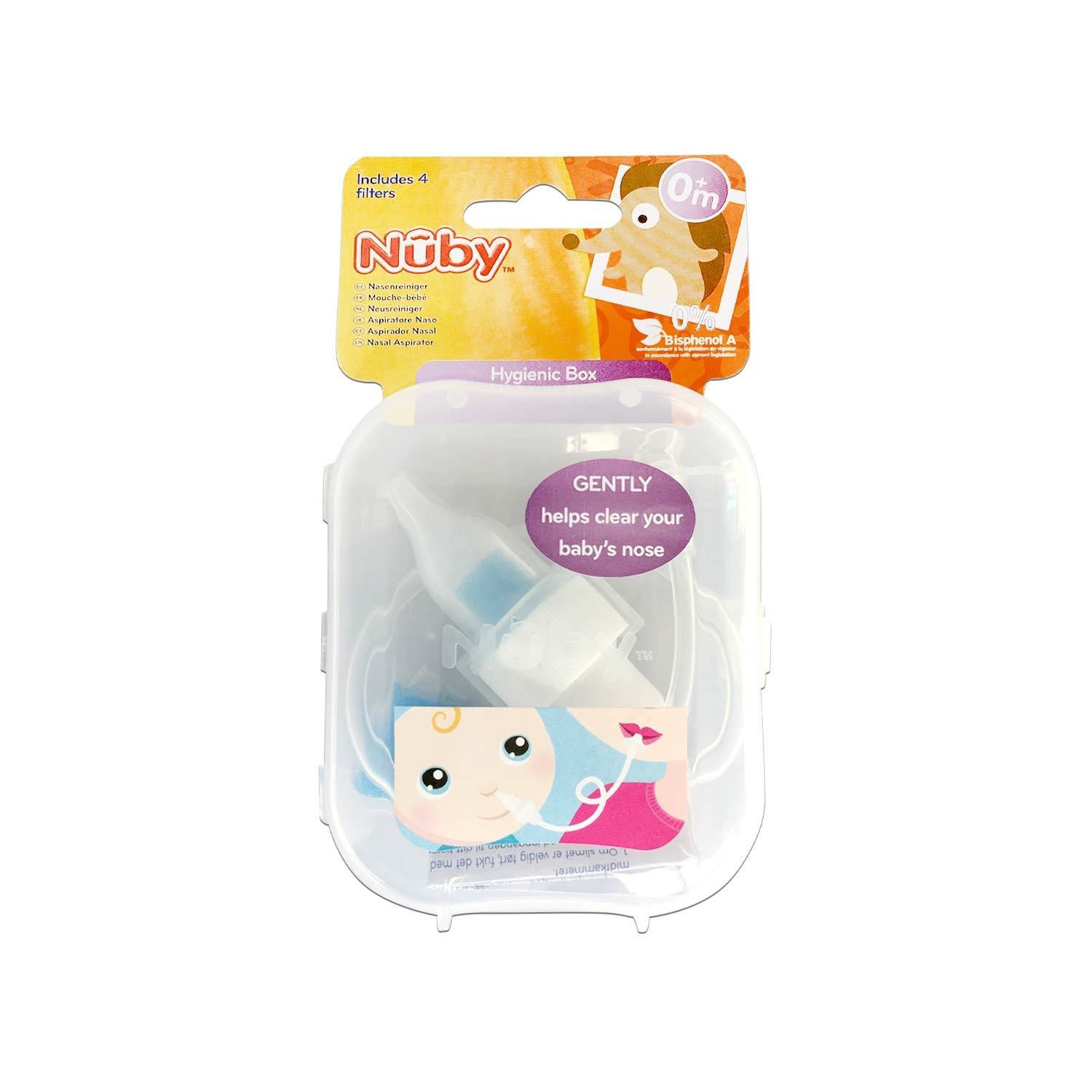 Nuby Baby Nasal Aspirator Suction Nose Decongestion Immediate Relief BPA  Free