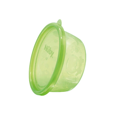 Nuby pp - 6 Pack- Bowl With Flat Lid