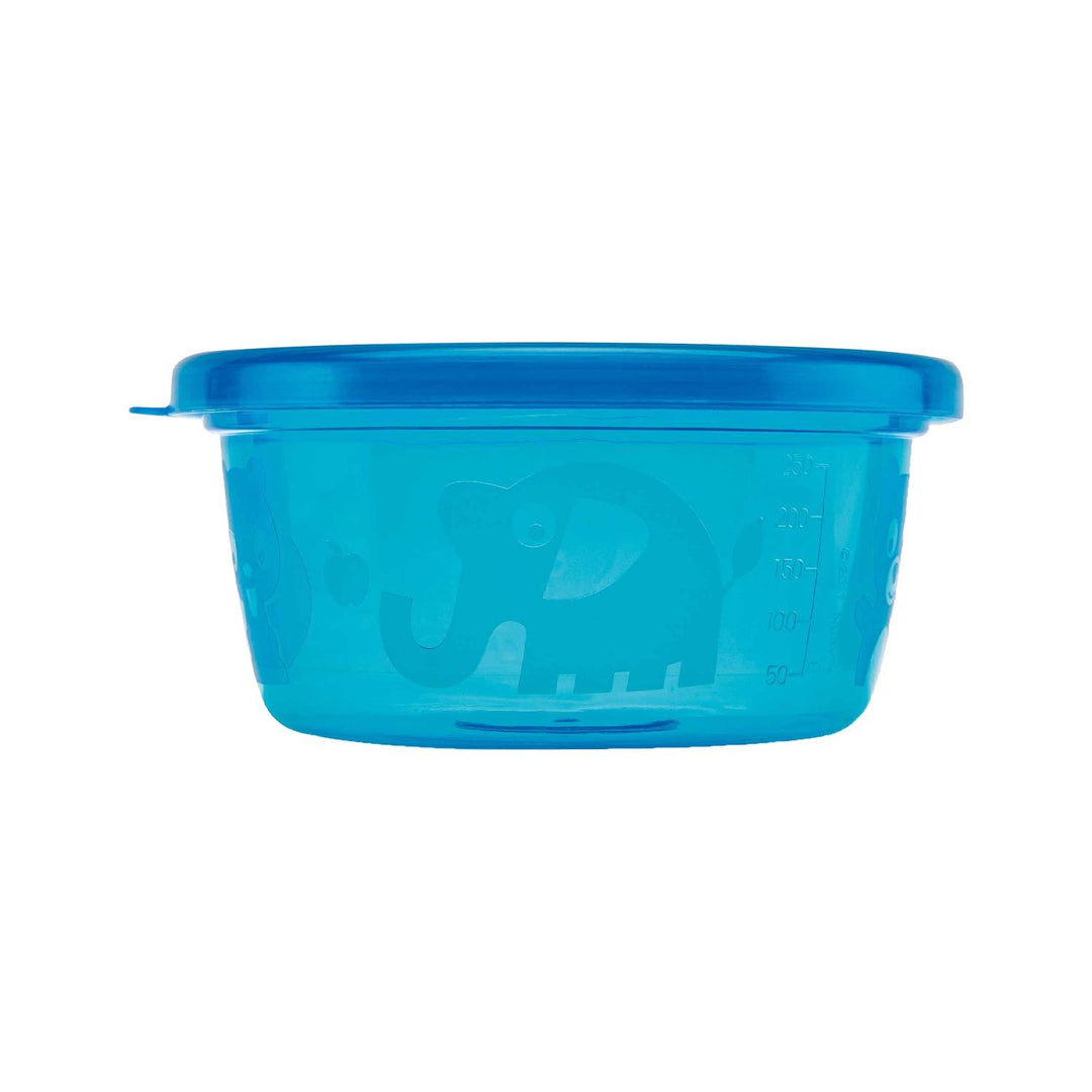 Nuby pp - 6 Pack- Bowl With Flat Lid