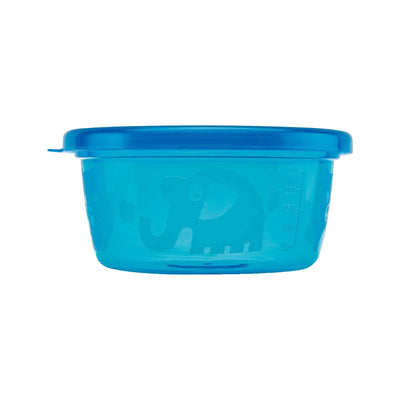 Nuby pp - 6 Pack- Bowl With Flat Lid