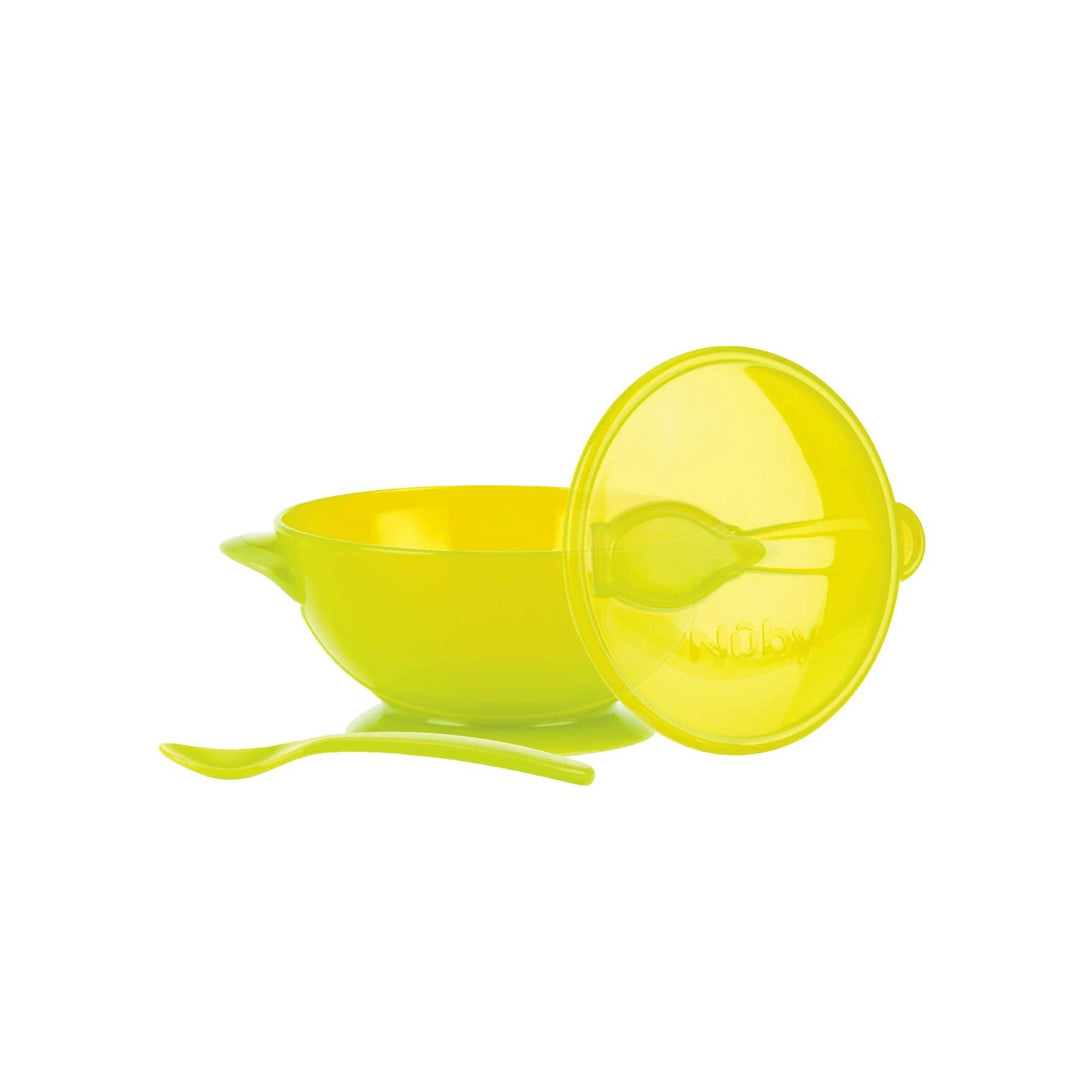 Nuby Suction Bowl With Lid And Spoon