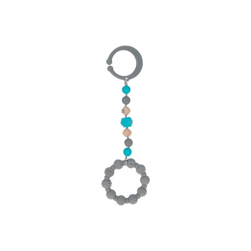 Nubysilicone Ring Teether With Clip