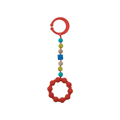 Nubysilicone Ring Teether With Clip