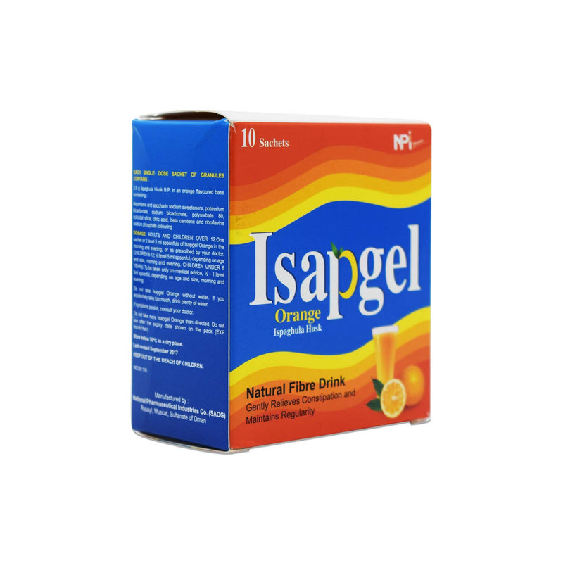 Isapgel Orange Sachets 10&