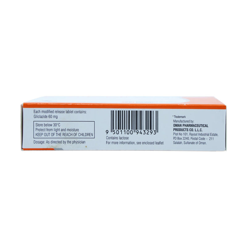 G- Zide Mr 60 mg Tablet 28&