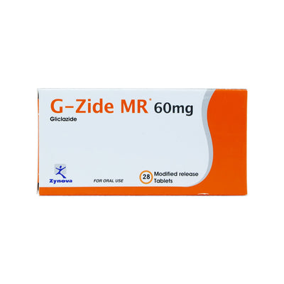 G- Zide Mr 60 mg Tablet 28'S