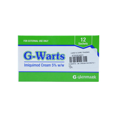 G-Warts .5% Cream Sachets 12'S