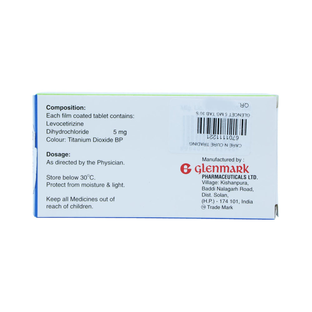 Glencet 5 Mg Tab 30'S