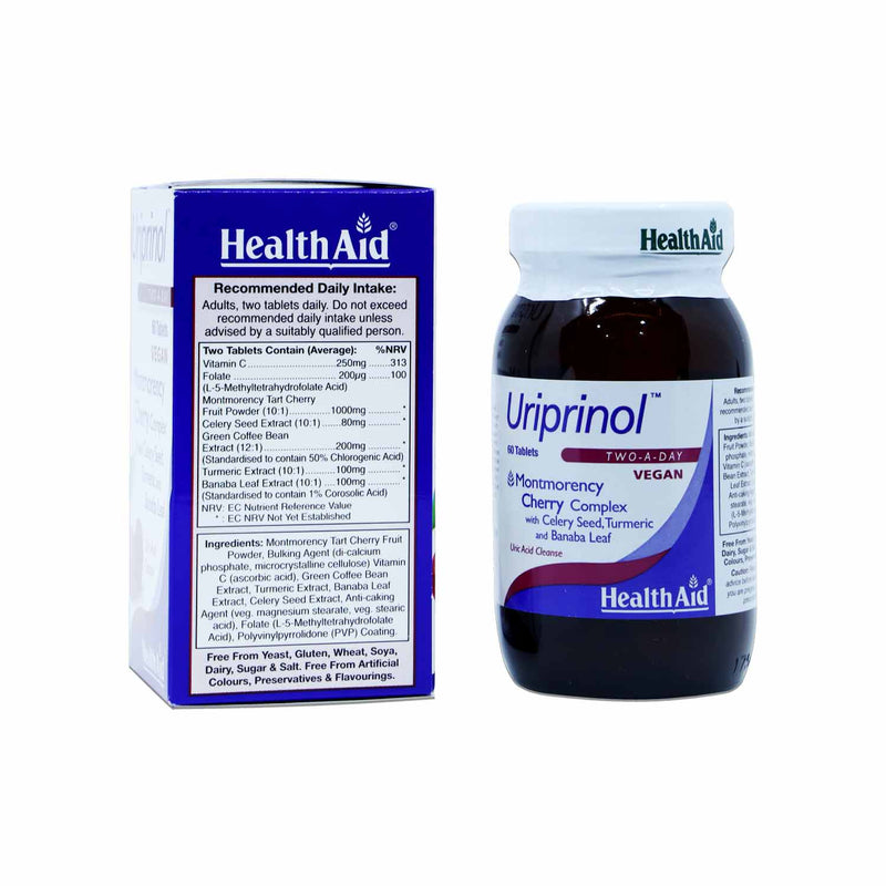 Health Aid Uriprinol (Veg) Tabs 60&