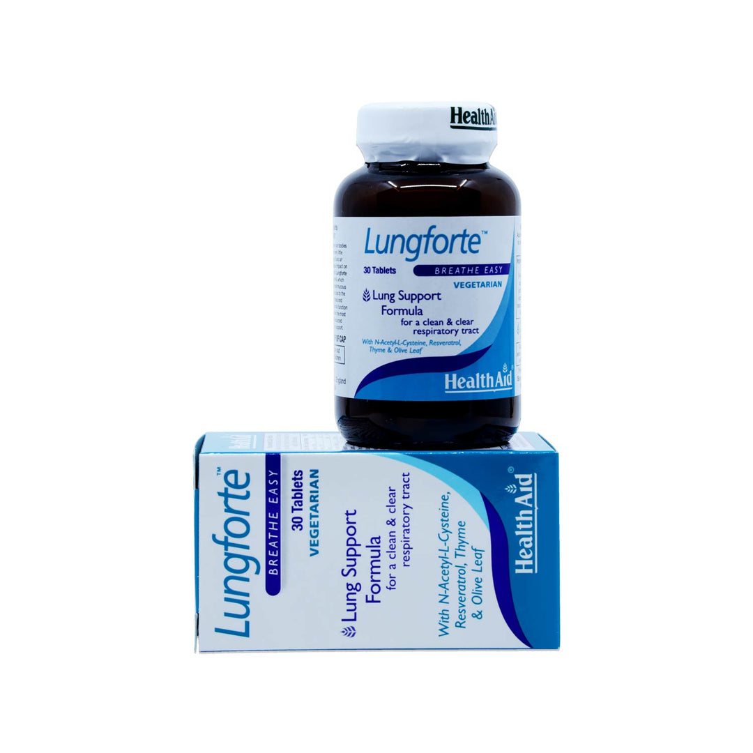 Health Aid Lungforte (Veg) Tabs 30'S