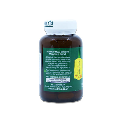 Health Aid Maca 500mg (Veg) 60 Tablets