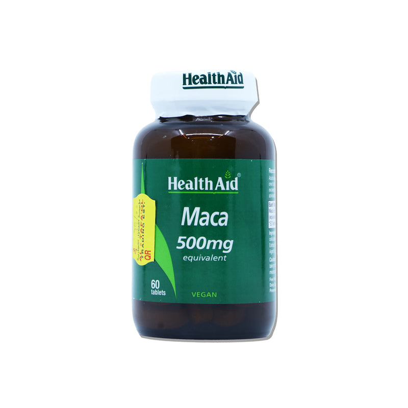 Health Aid Maca 500mg (Veg) 60 Tablets