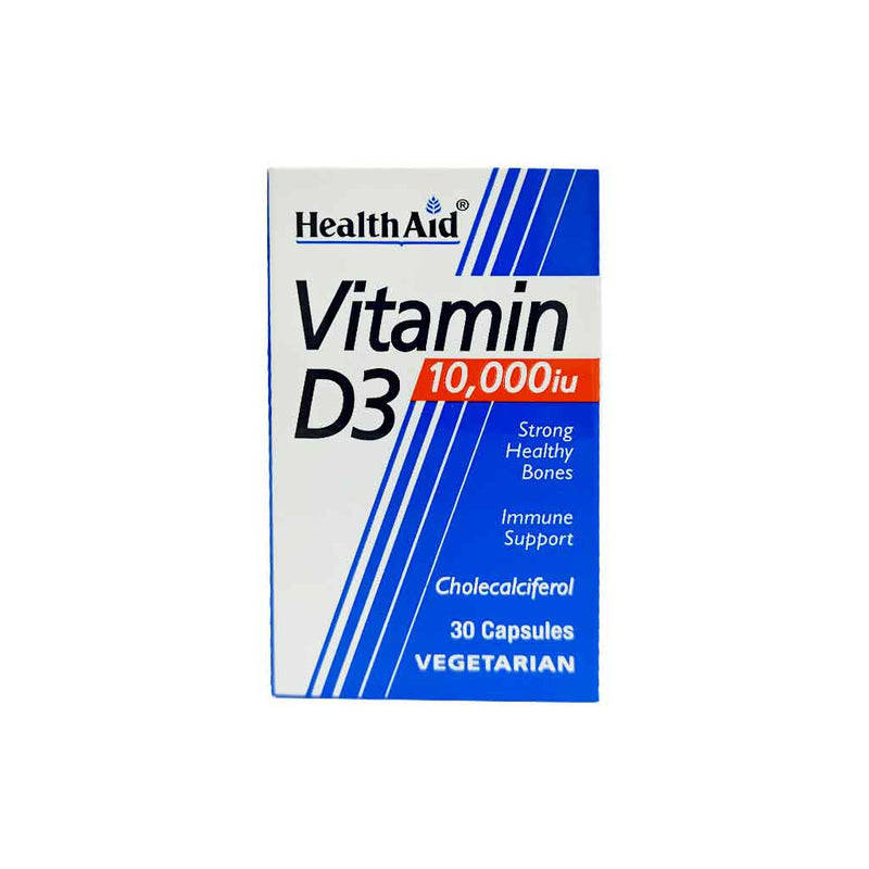 Health Aid Vitamin D3 10000 Iu Vcaps 30&